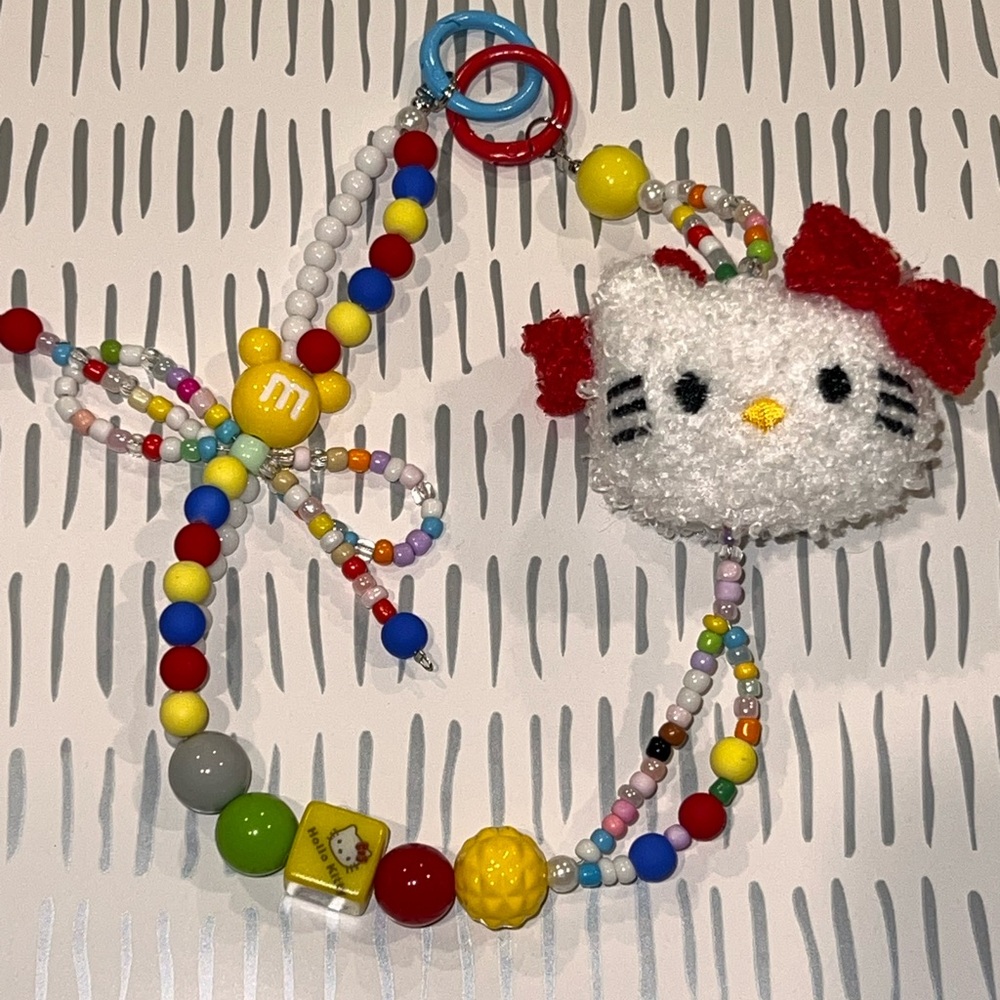 Hello Kitty Red and White bag charm